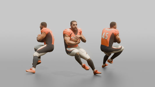 Running Back Cutting Laterally