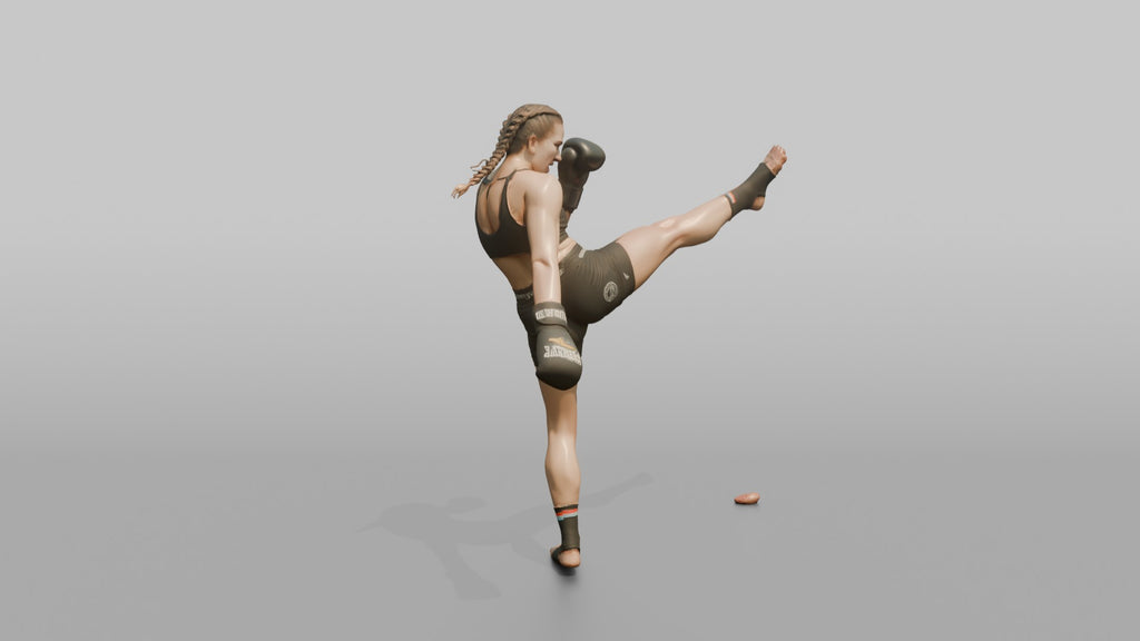 Kickboxer High Front Push Kick