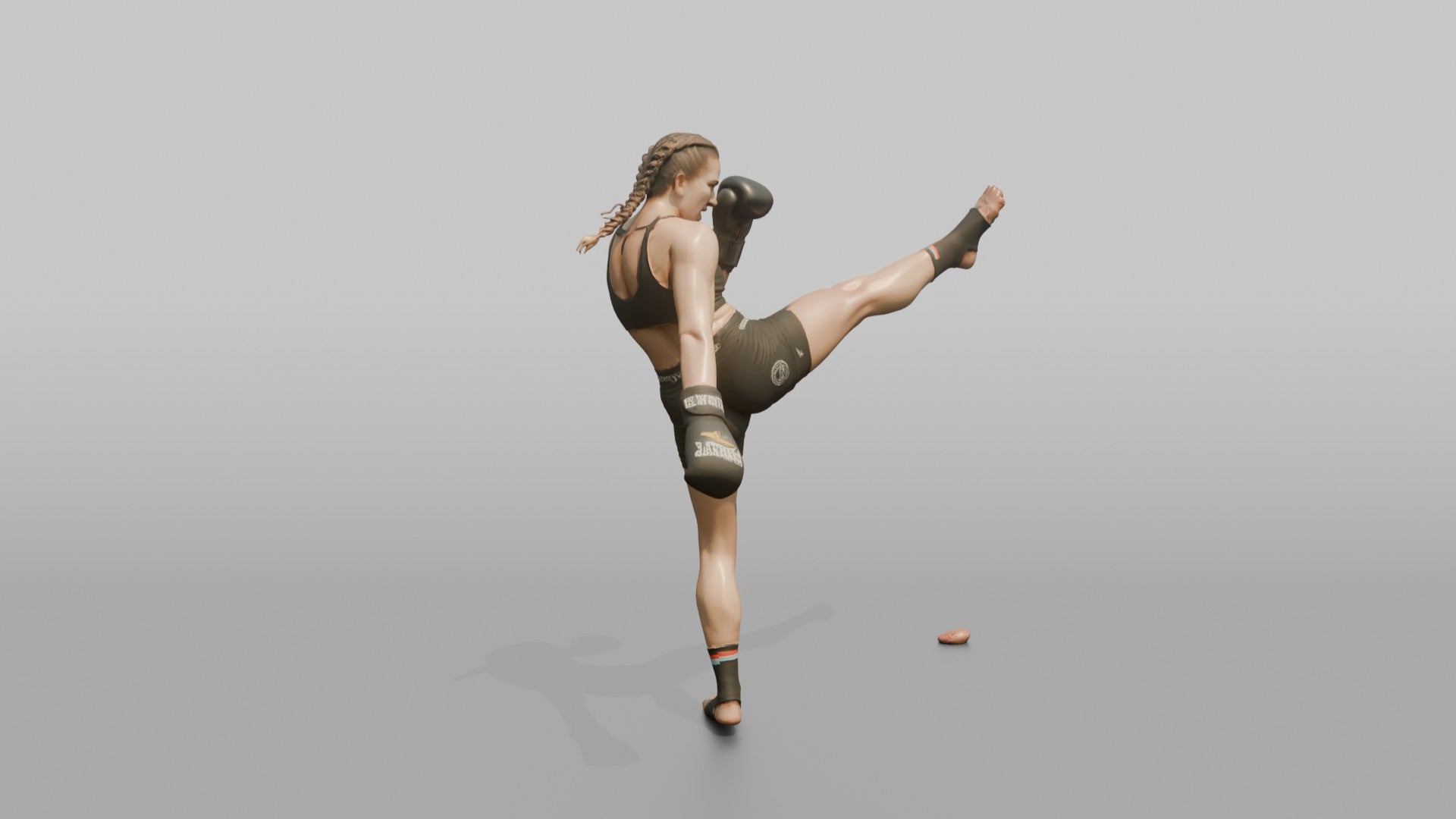 Kickboxer High Front Push Kick