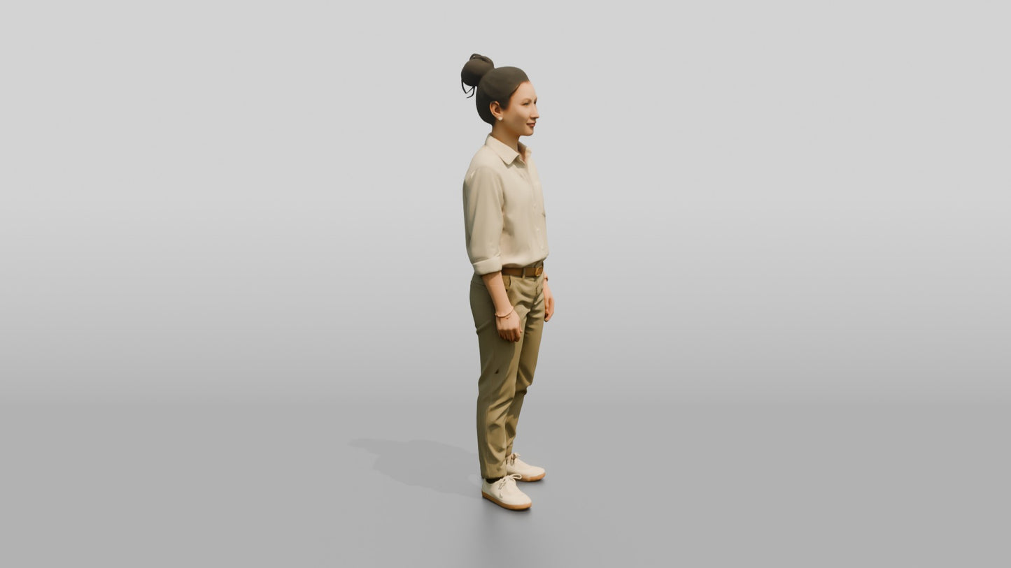 Businesswoman in Smart Casual Attire