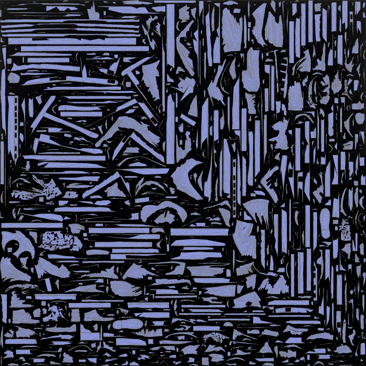 Elderly Iraqi Woman in Hijab Smiling on a Bench - UV layout, normal map