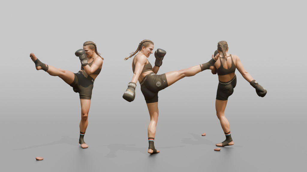 Kickboxer High Front Push Kick