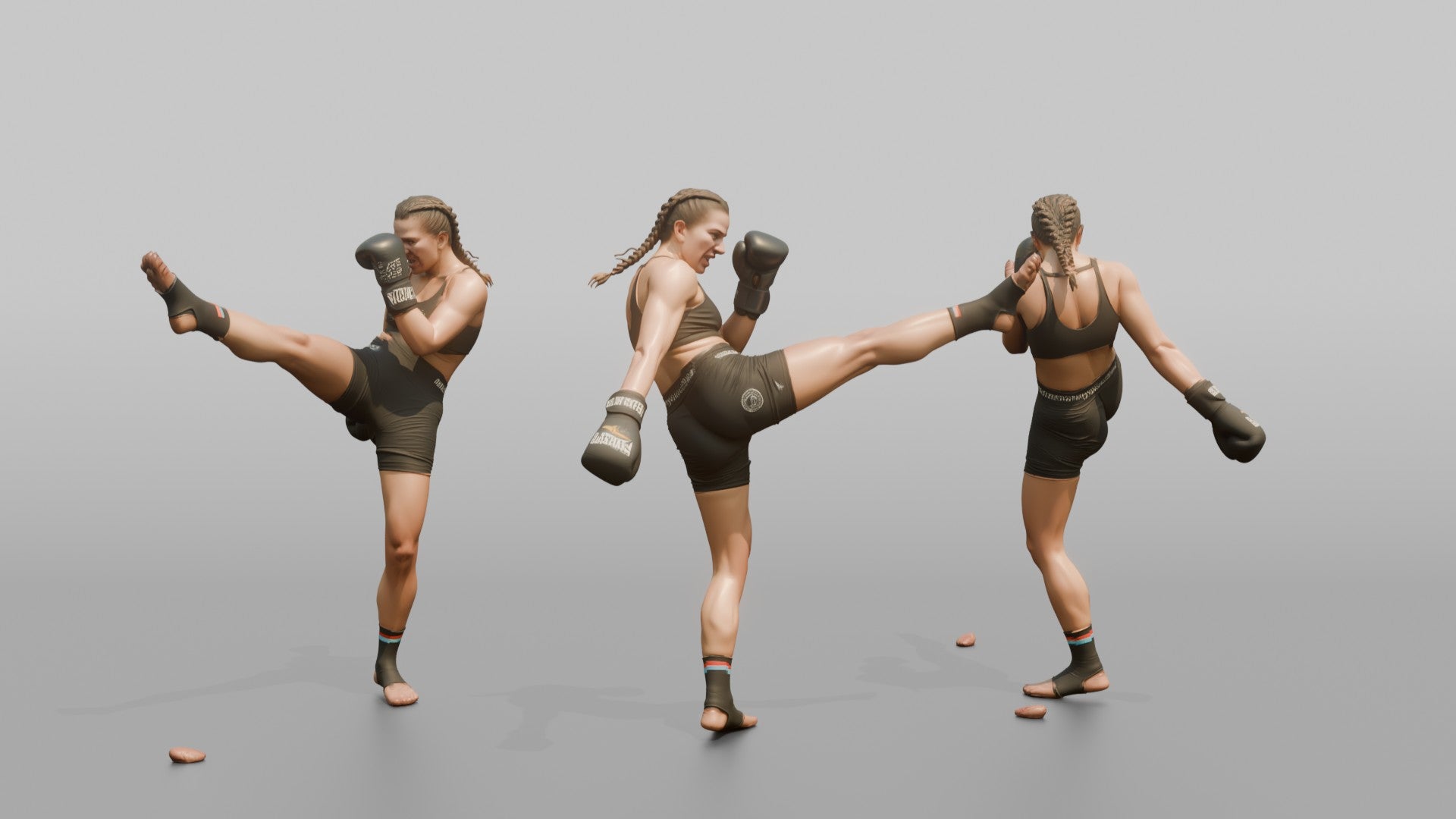 Kickboxer High Front Push Kick