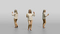 Woman Dancing with Cocktails