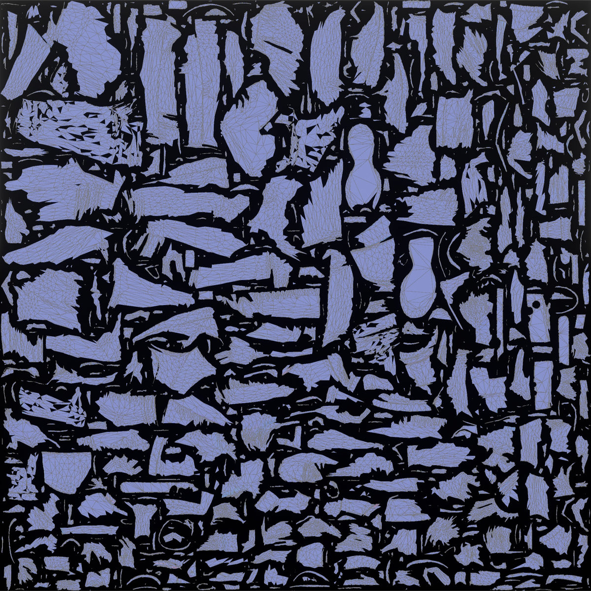 Nail Technician Man Holding A Nail File And Buffer - UV layout, normal map