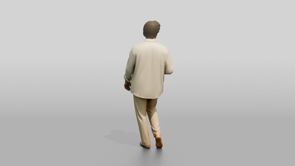 Man Holding a Beer in a White Shirt