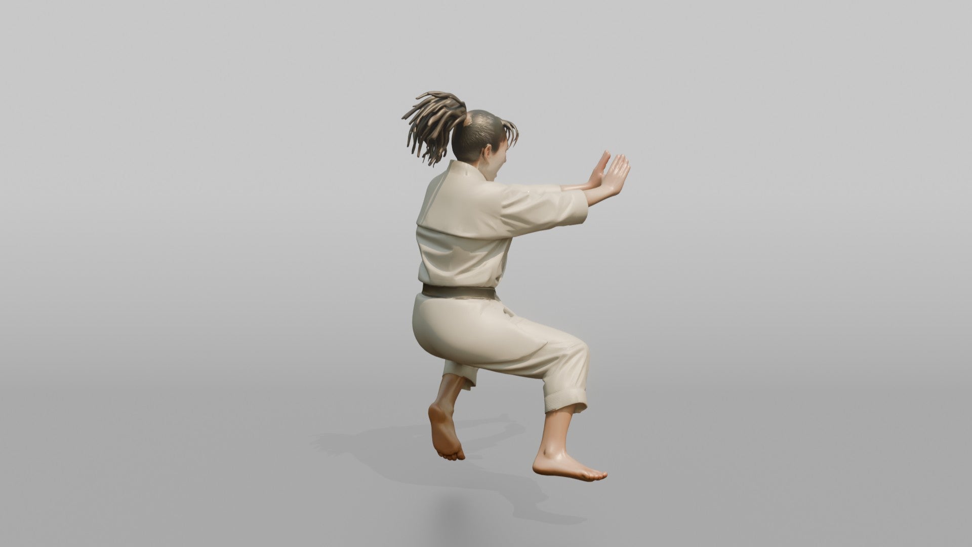 Karate Master Explosive Double-Palm Strike
