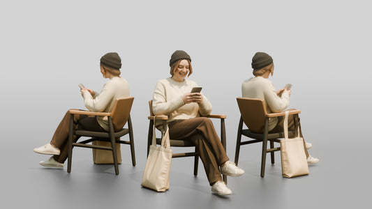 Casual Student Urban Creative Woman 02