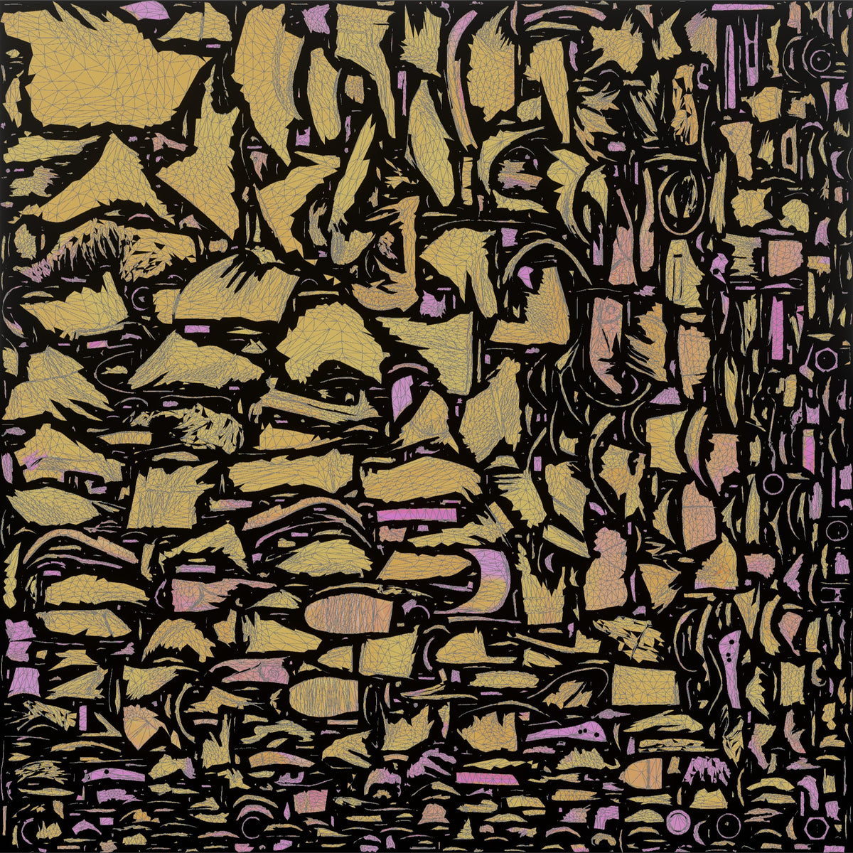Farmer Connecting Brass Irrigation Pipes - UV layout, metallic roughness map