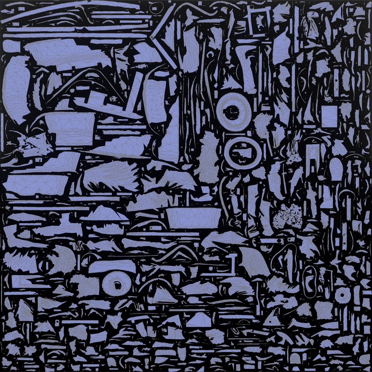 Farmer Shoveling Manure Into Wheelbarrow - UV layout, normal map