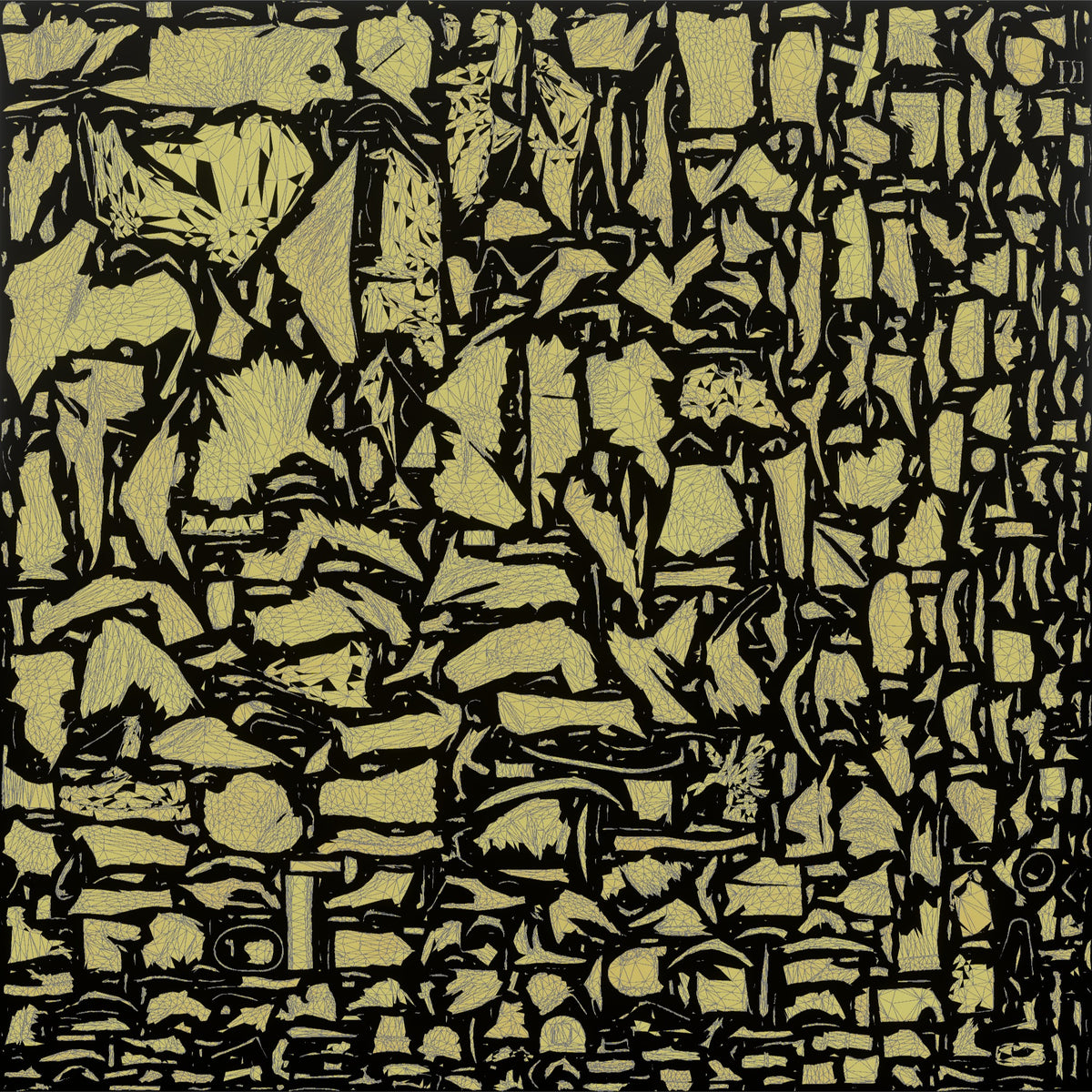 Door Staff Man Checking An ID Card - UV layout, metallic roughness map