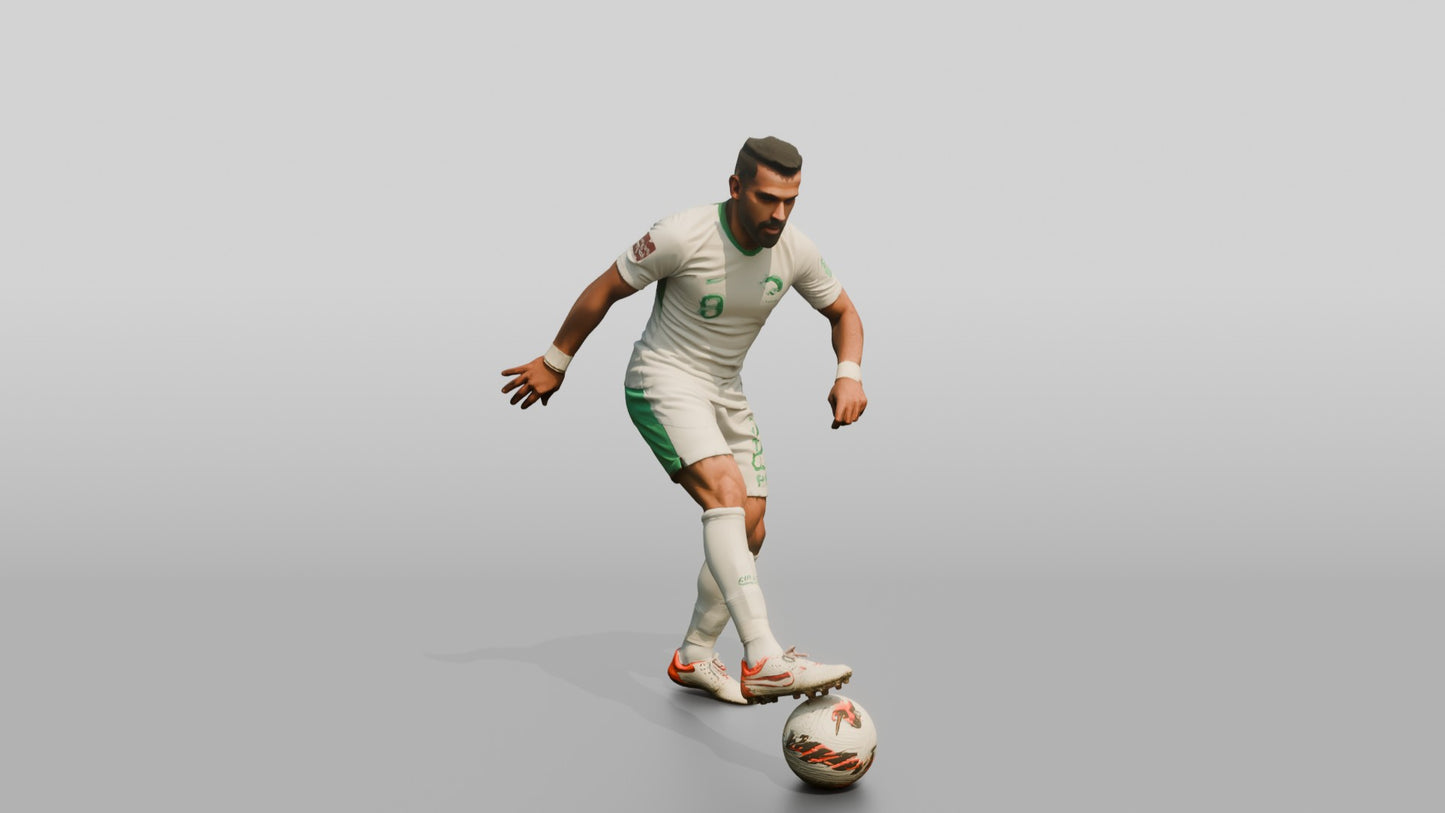 Soccer Player Sole-Roll Skill Move