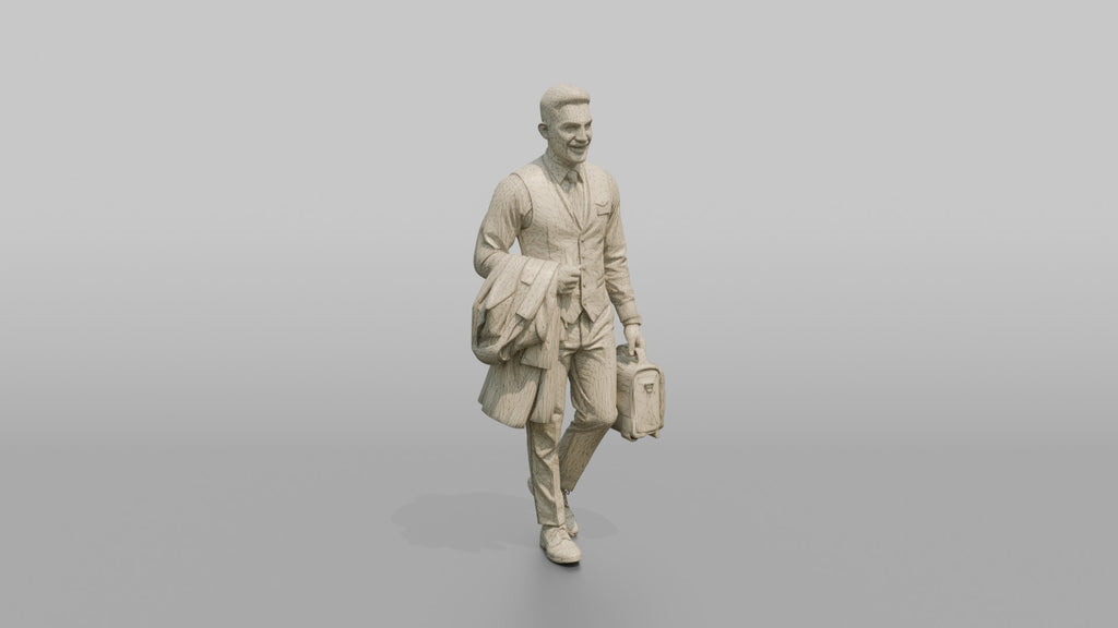 Black Co-Pilot Holding a Flight Bag