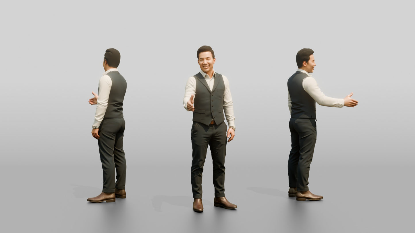 Businessman Giving a Thumbs Up
