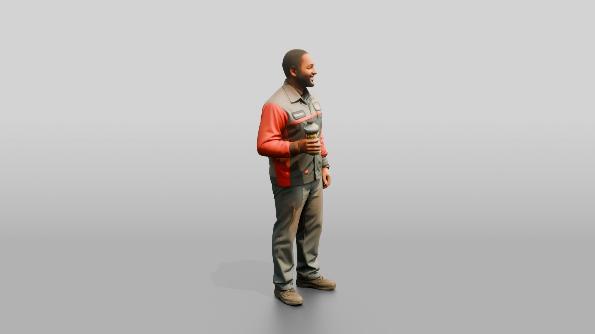 Mechanic Holding Brake Fluid
