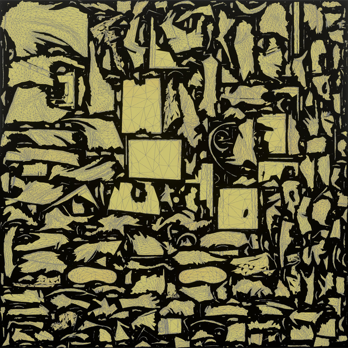 Man Customer Holding A Boxed Item - UV layout, metallic roughness map