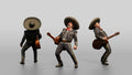 Mariachi Singer in Sombrero