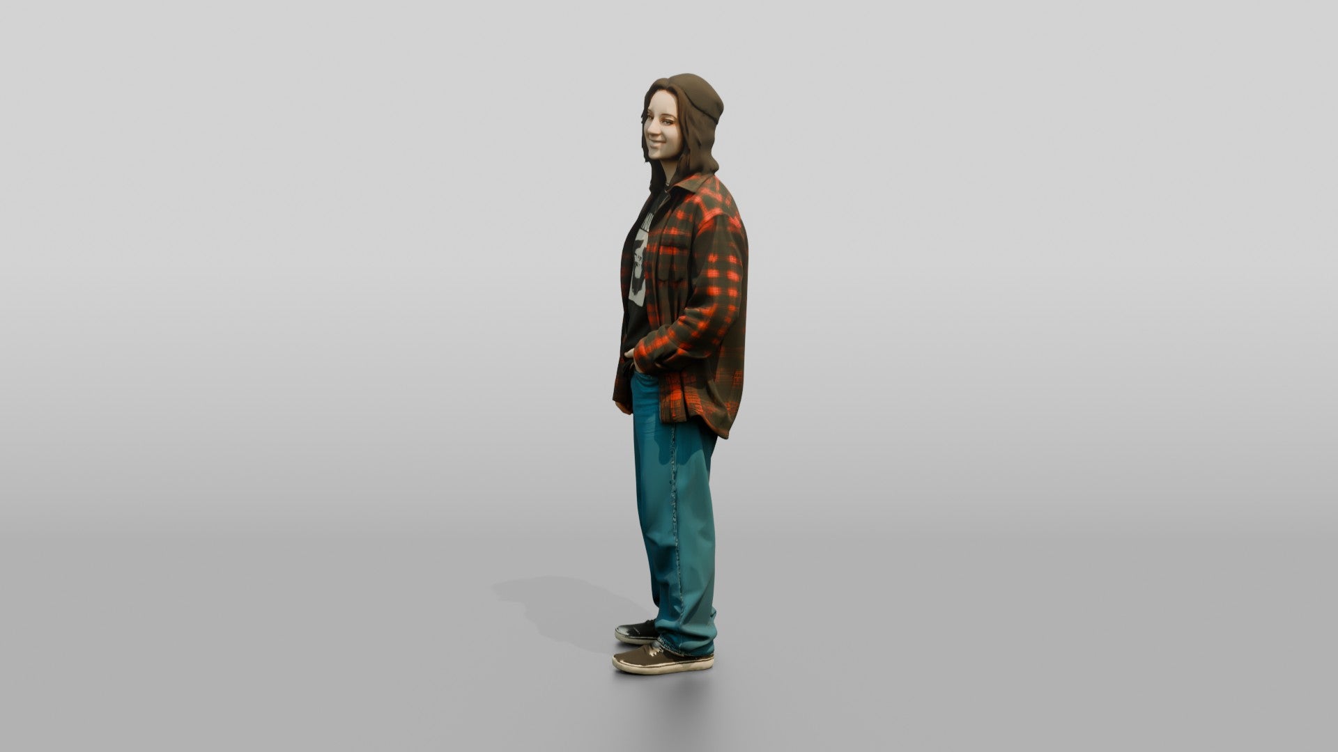 Grunge Skater Woman 04