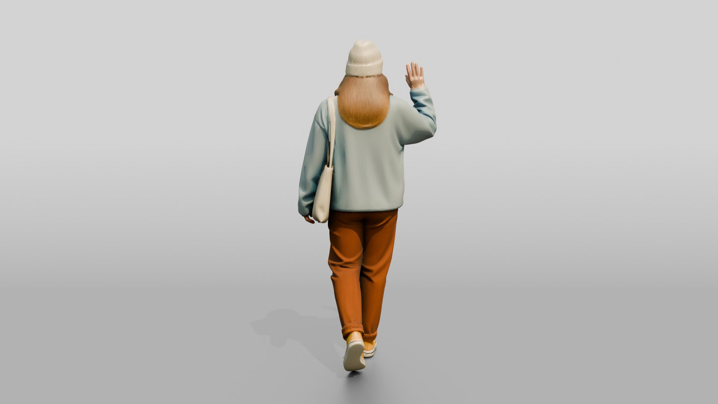 Casual Student Urban Creative Woman 10