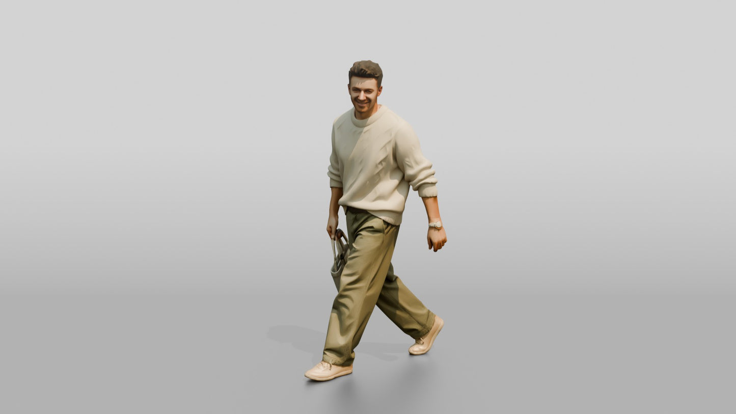 Cozy Oversized Casual Man 09