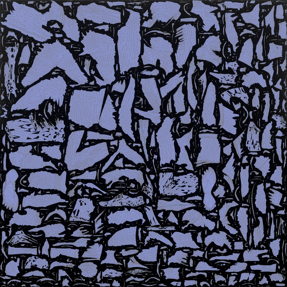 Bodyweight Athlete Man Holding A Deep Squat Position, Arms Crossed - UV layout, normal map