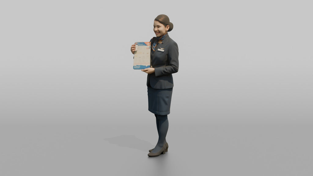 Black Flight Attendant Assisting with an Overhead Locker