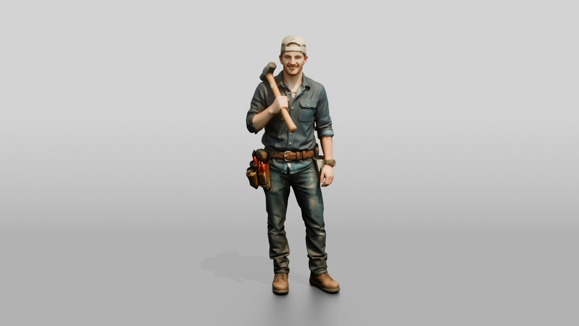 Construction Worker Man 86