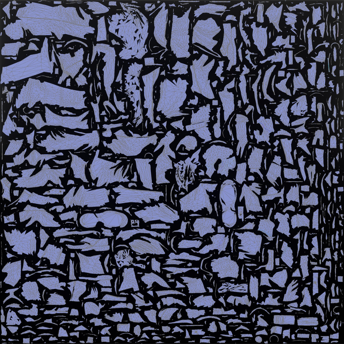 Door Staff Man Standing With Feet Apart, Arms Behind Back - UV layout, normal map