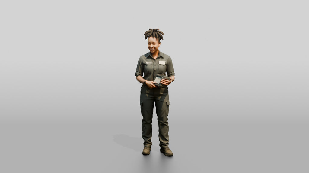 Mechanic Holding Diagnostic Scanner