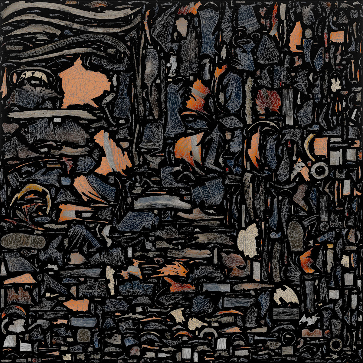 Construction Worker Man 42 - UV layout, base color map