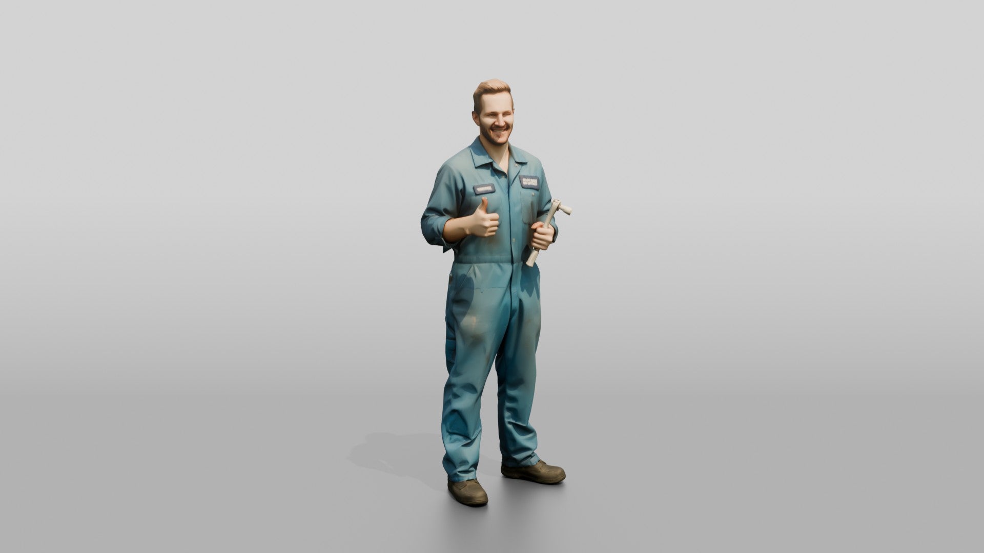 Mechanic Giving a Thumbs-Up