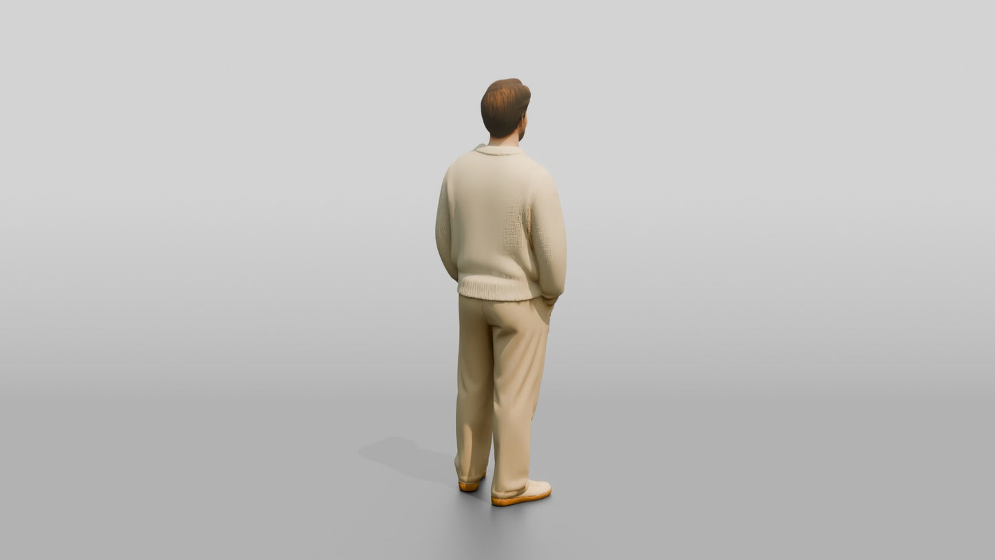 Cozy Oversized Casual Man 01