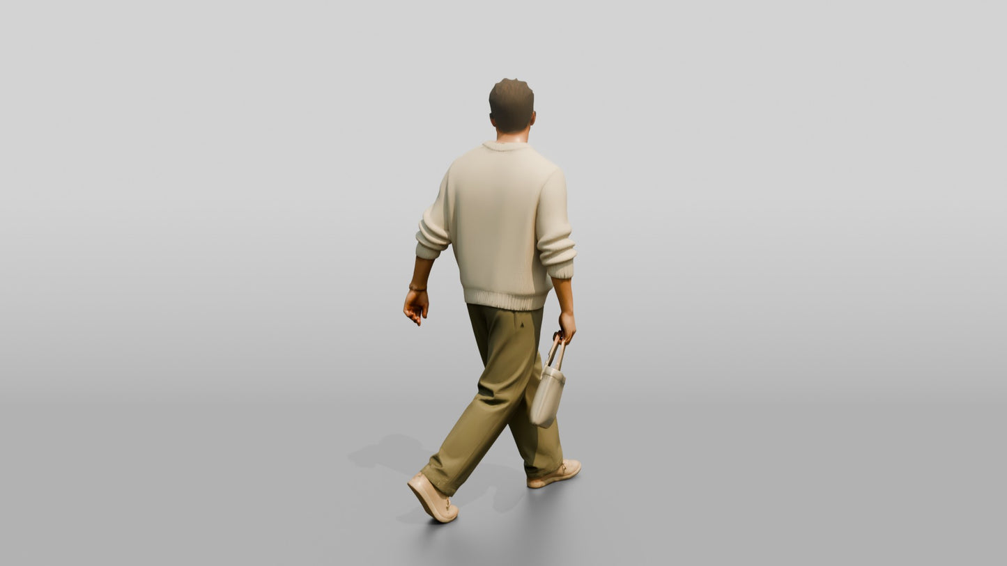 Cozy Oversized Casual Man 09