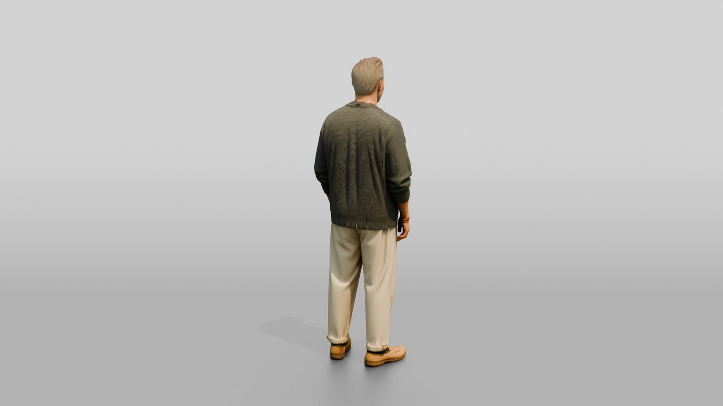 Cozy Oversized Casual Man 12