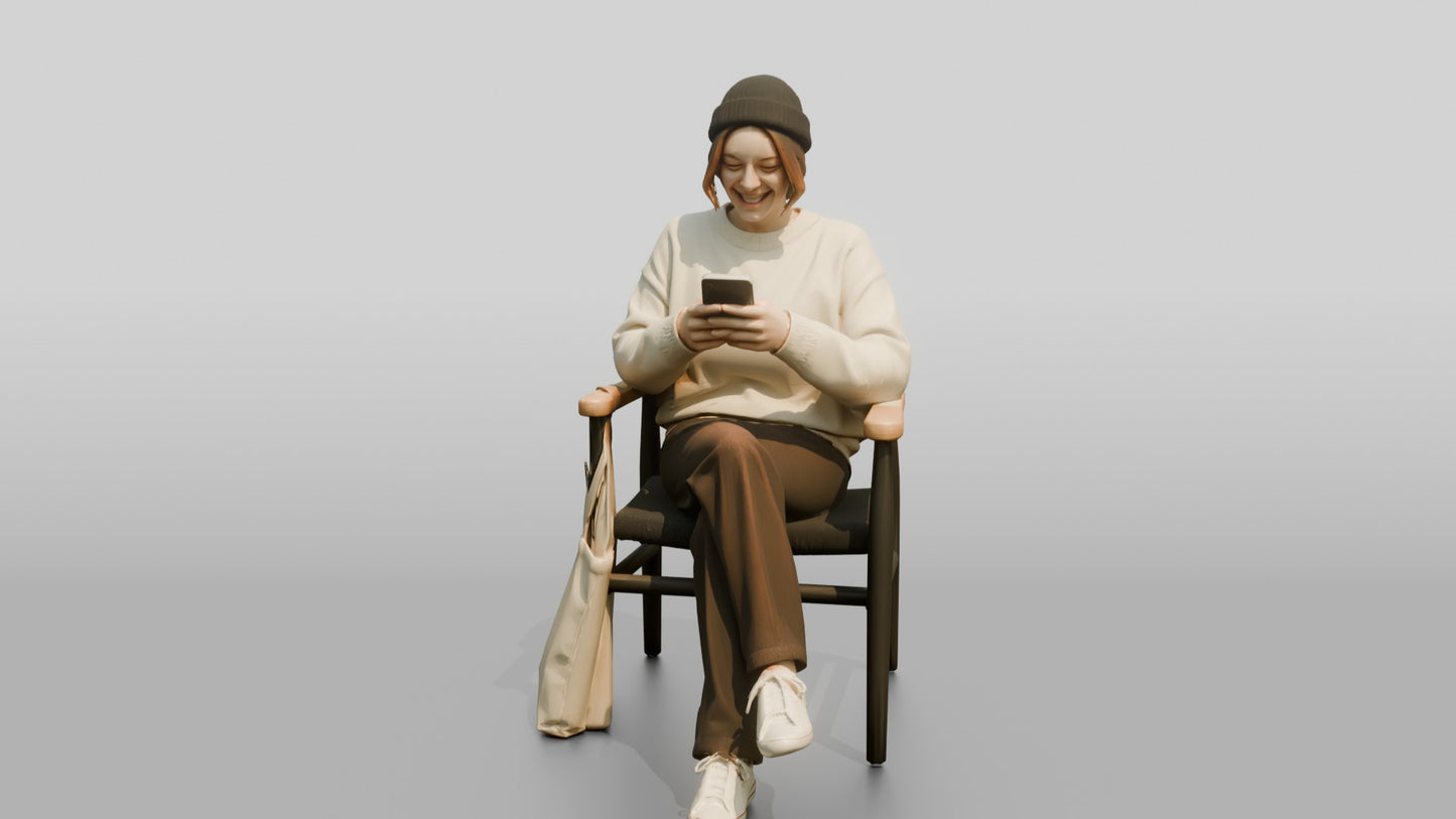 Casual Student Urban Creative Woman 02