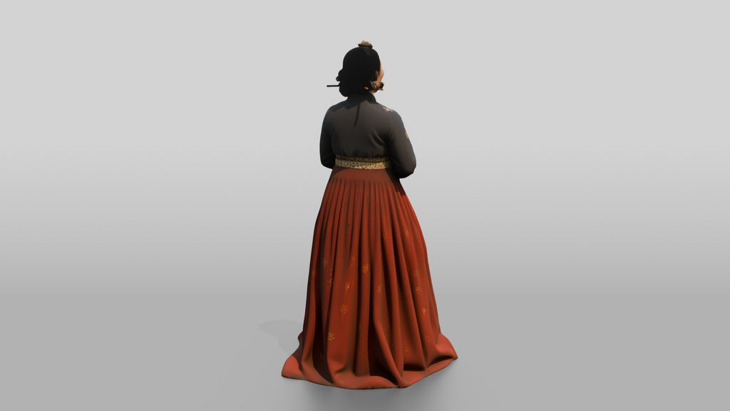 Opera Soprano Singing in Hanbok