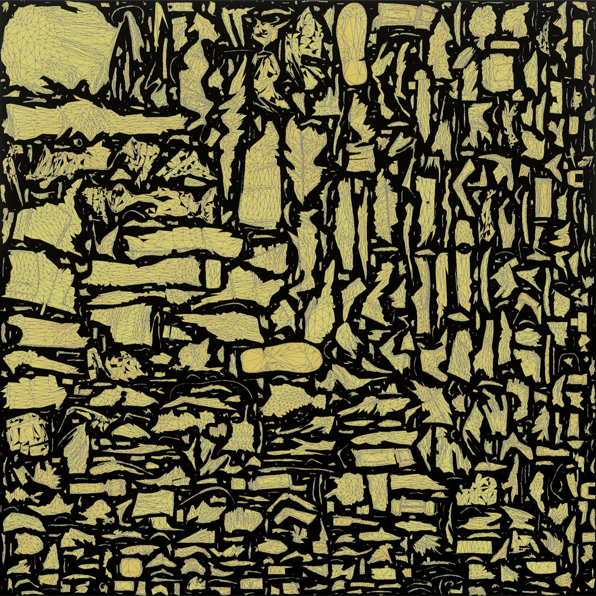 Mechanic Holding a Shop Flashlight - UV layout, metallic roughness map