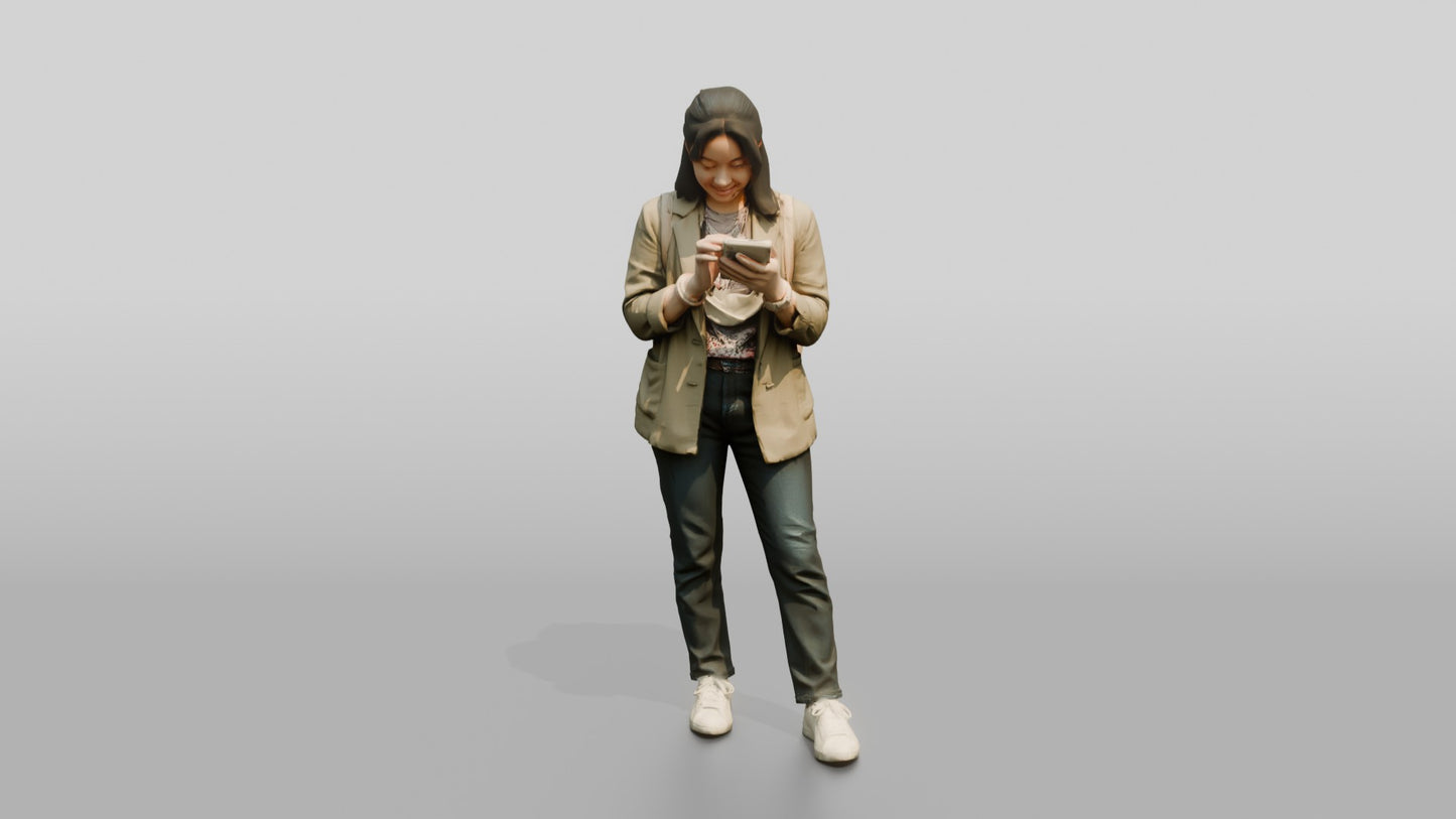 Teenage Girl Navigating New City