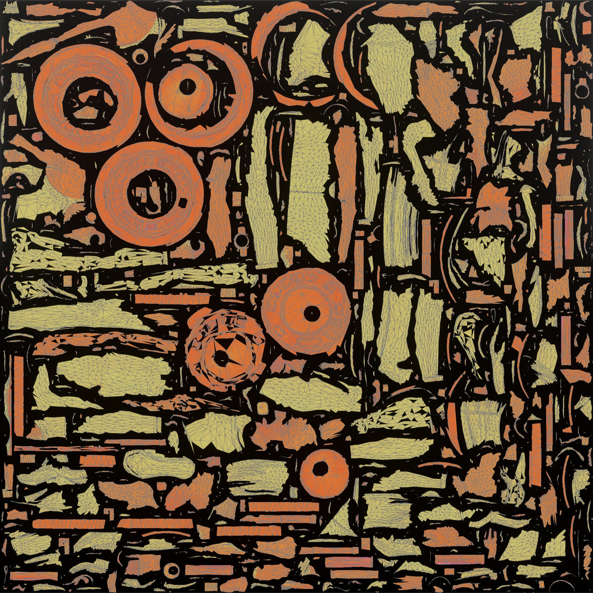 Weightlifter Woman Holding A Loaded Barbell At The Hips Ready To Lift - UV layout, metallic roughness map