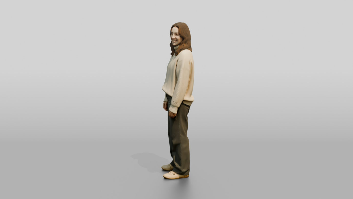 Cozy Oversized Casual Woman 04