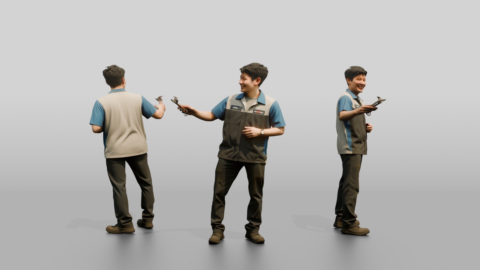 Mechanic Explaining a Fix