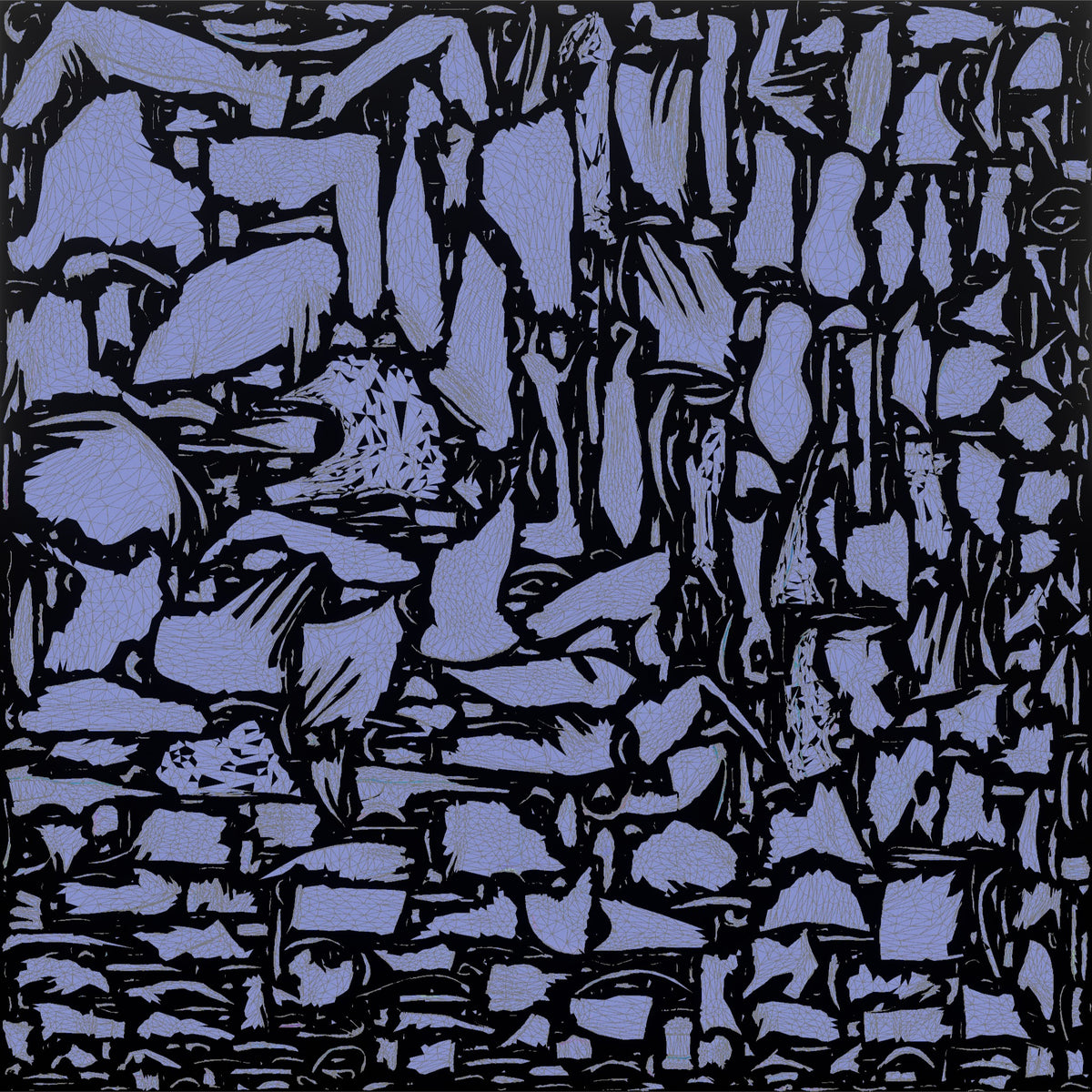 Fitness Influencer Man Doing A Wide-stance Squat - UV layout, normal map