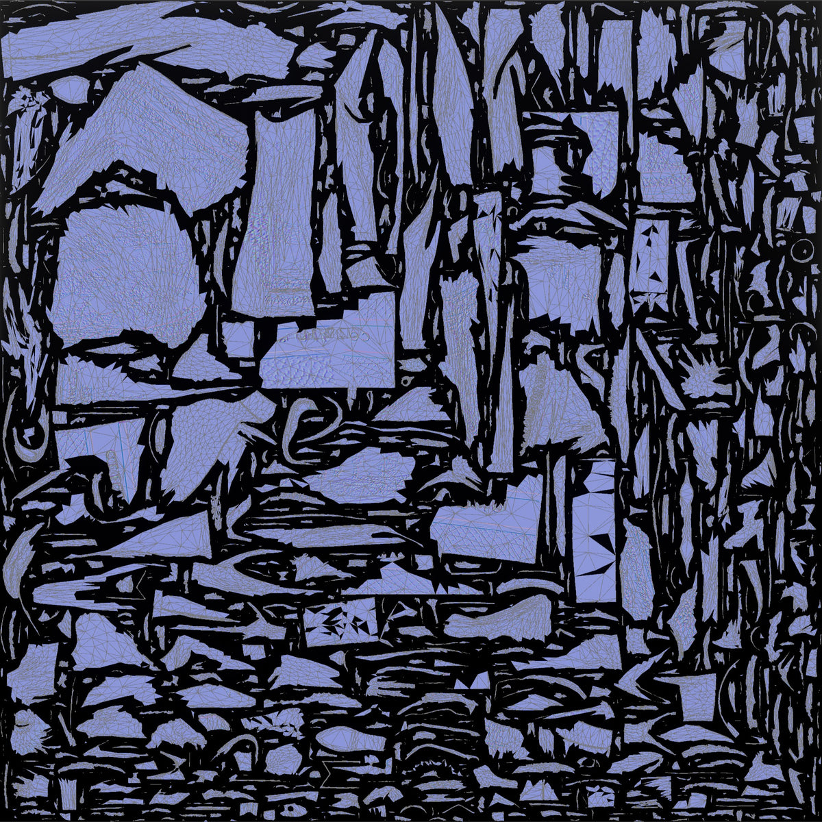 Woman in Printed Wrap Shawl Talking on the Phone - UV layout, normal map