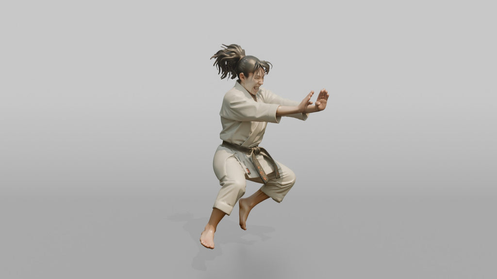 Karate Master Explosive Double-Palm Strike