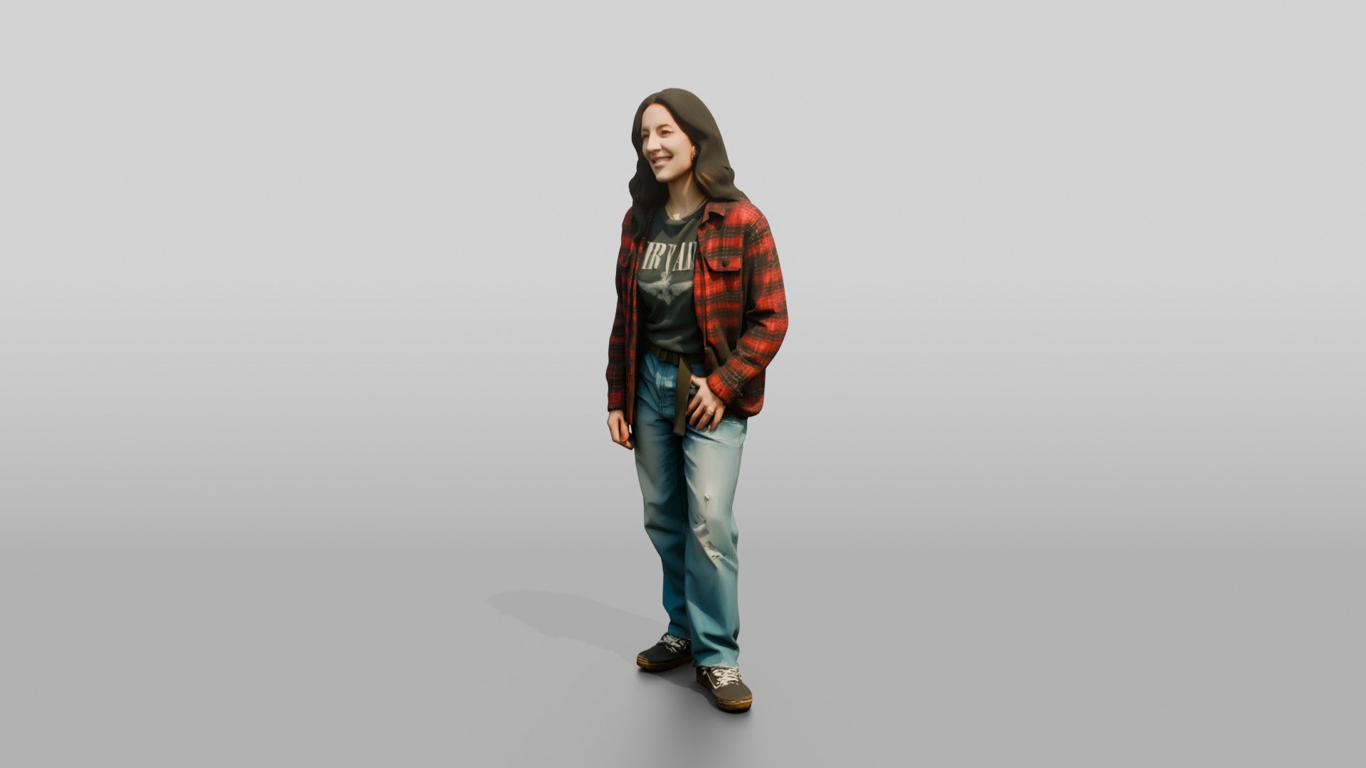 Grunge Skater Woman 08