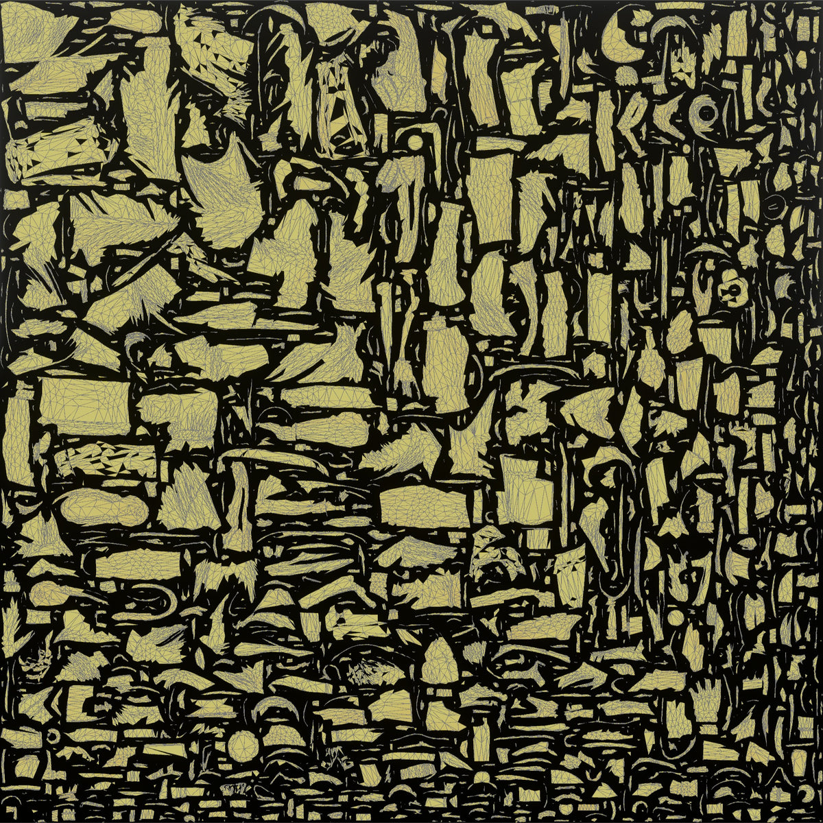 Hiker Drinking from a Large Sports Bottle - UV layout, metallic roughness map