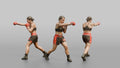 Boxer Stiff Jab to Keep Distance