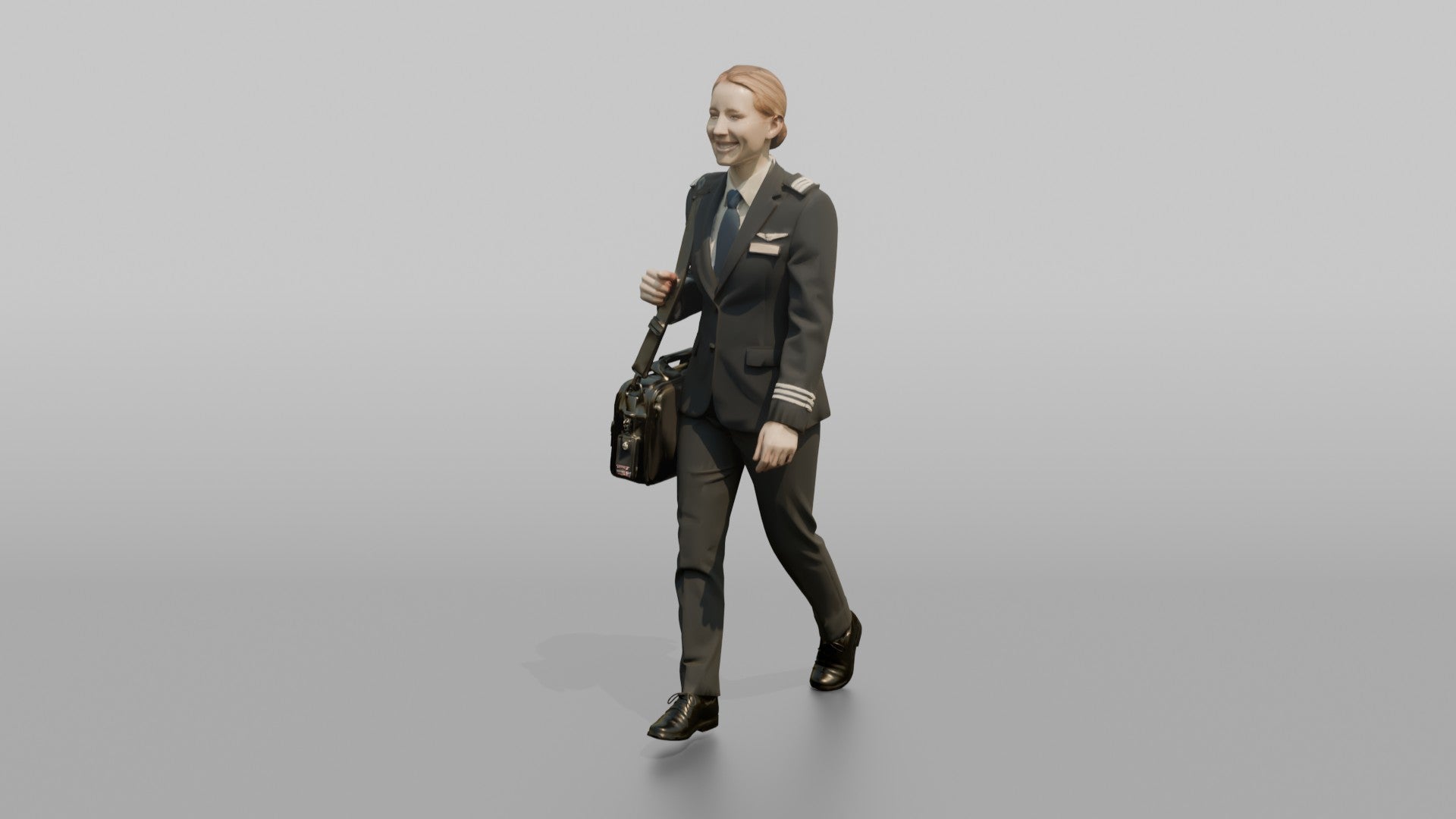 South Asian Flight Attendant Serving Hot Tea