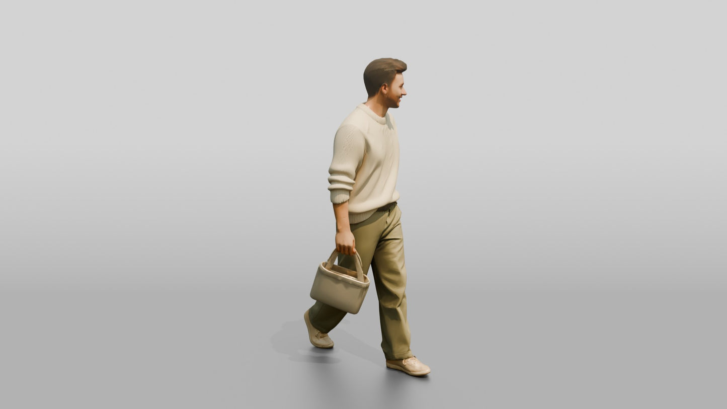 Cozy Oversized Casual Man 09