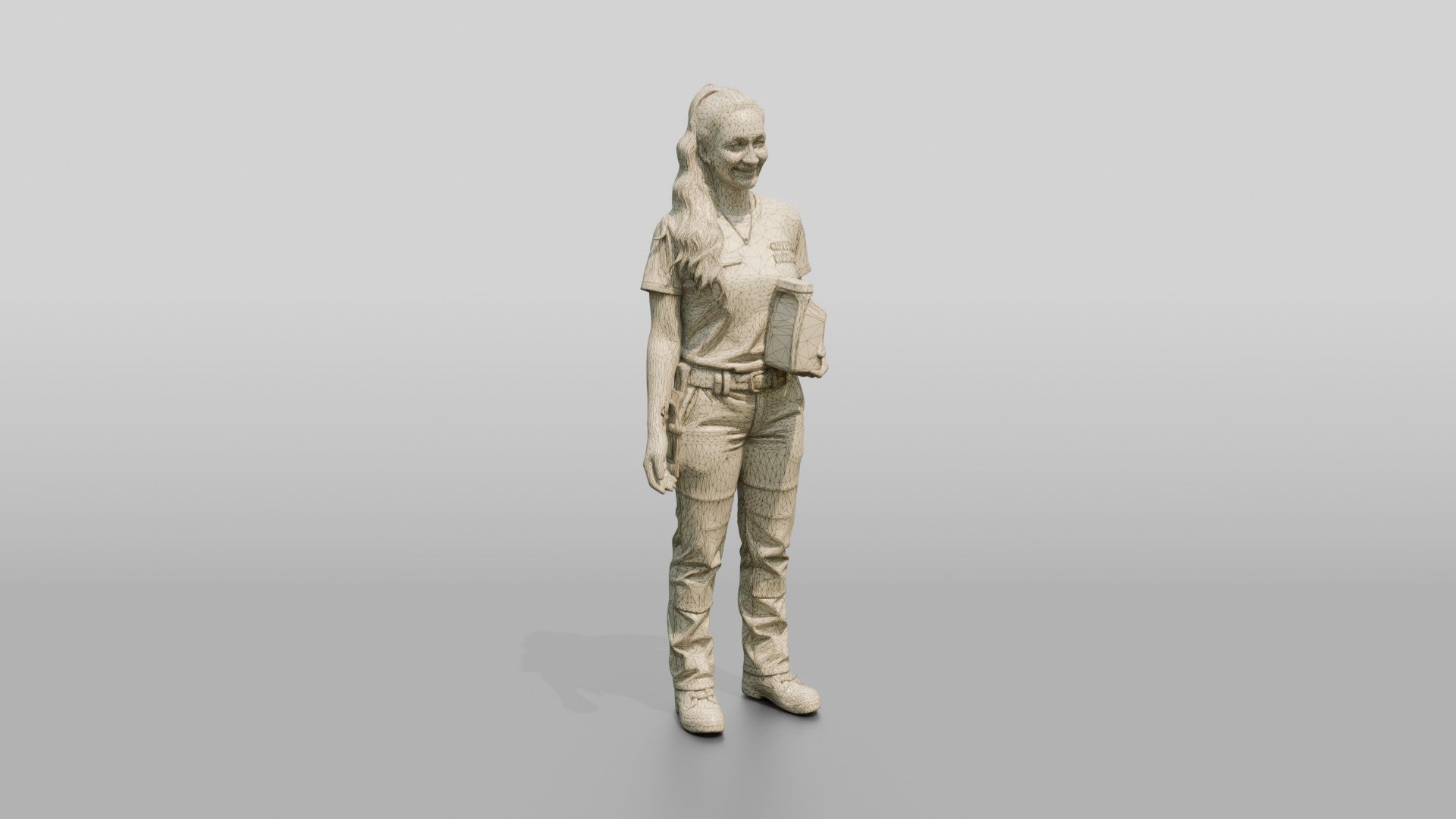 Mechanic Holding an Oil Bottle
